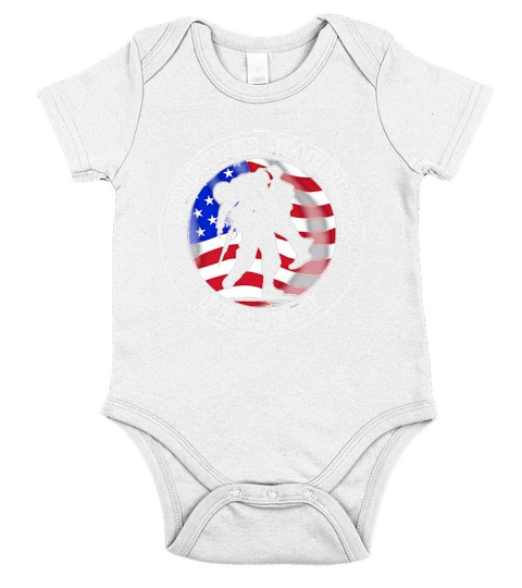 Wounded Warrior Project American Flag shirt Short Sleeve Baby One-Piece