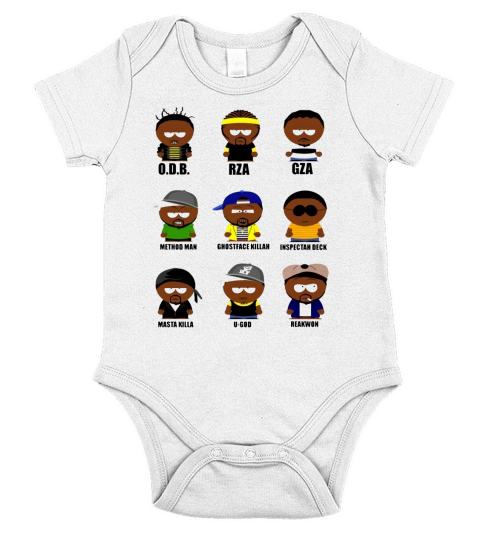 Wu Tang Clan Camiseta Modelo Short Sleeve Baby One-Piece