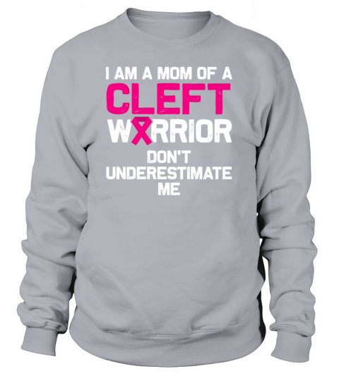 Cleft Palate Lip Overcome Strong Awareness graphic Sweatshirt Unisex