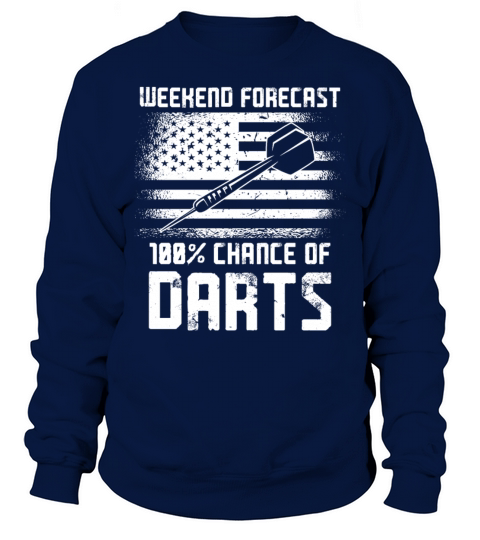 Darts Vintage Usa American Flag Sweatshirt Unisex