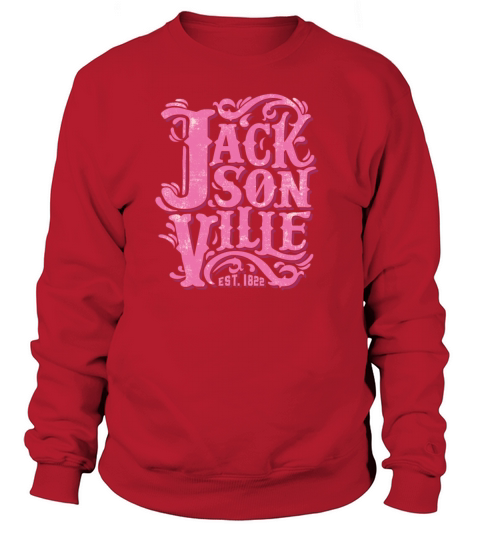 Jacksonville Florida Vintage Handlettering Sweatshirt Unisex