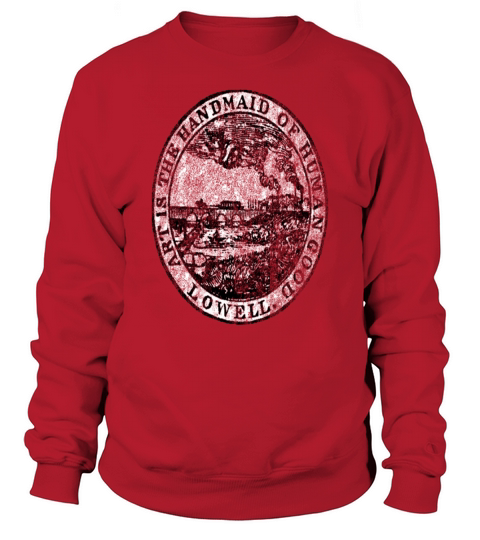 Lowell Mass Massachusetts City Seal T-Shirts Sweatshirt Unisex