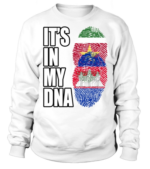 Surinamese And Cambodian Vintage Heritage DNA Flag Sweatshirt Unisex