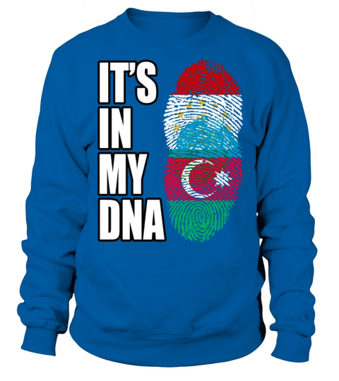 Tajikistani And Azerbaijani Vintage Heritage DNA F Sweatshirt Unisex