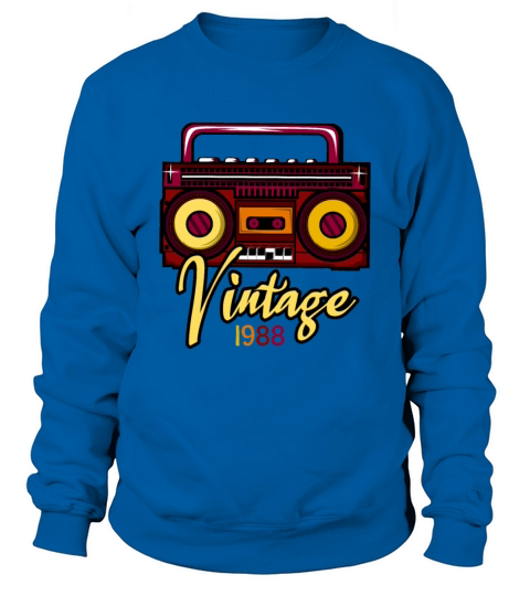 Vintage April 1988 Musician Gift Sweatshirt Unisex