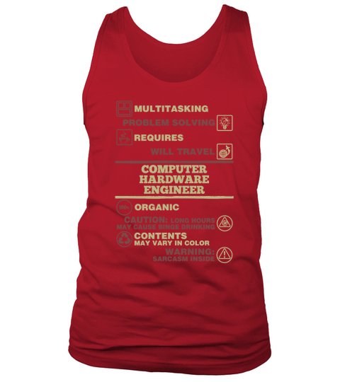 COMPUTER HARDWARE ENGINEER Tank Top Unisex