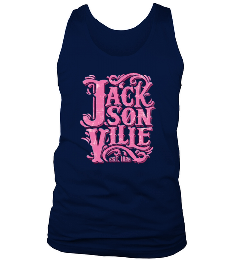Jacksonville Florida Vintage Handlettering Tank Top Unisex