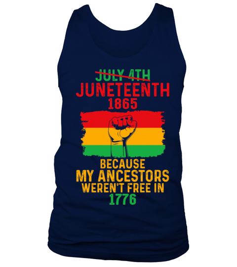 Juneteenth Black History Pride African American Tank Top Unisex