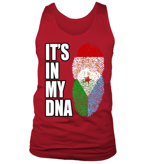Tajikistani And Djiboutian Vintage Heritage DNA Fl Tank Top Unisex