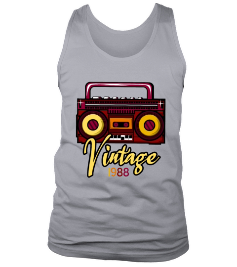 Vintage April 1988 Musician Gift Tank Top Unisex