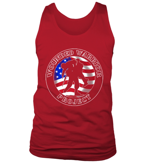 Wounded Warrior Project American Flag shirt Tank Top Unisex