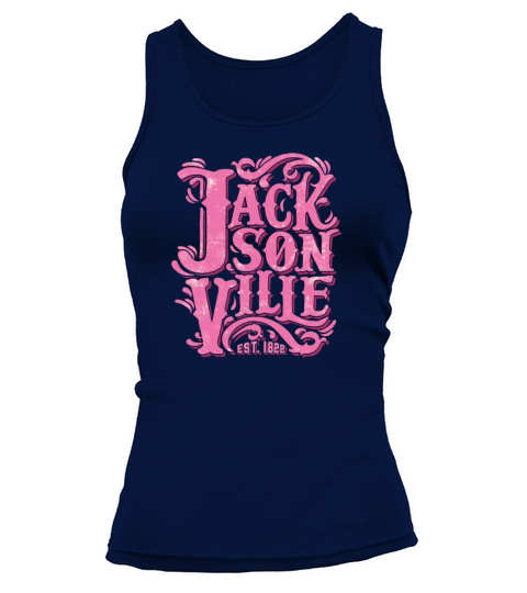 Jacksonville Florida Vintage Handlettering Tank top Woman