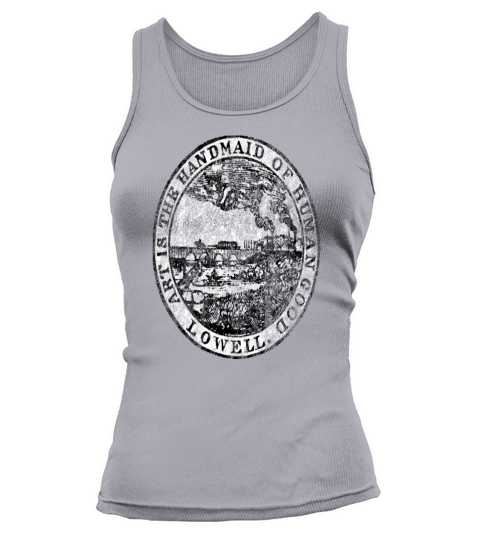 Lowell Mass Massachusetts City Seal T-Shirts Tank top Woman