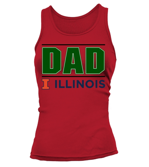 University Of Illinois At Urbana Champaign Proud Dad Parents Day 2020 Tank top Woman