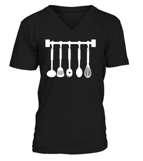 Cooking V-Neck T-shirt