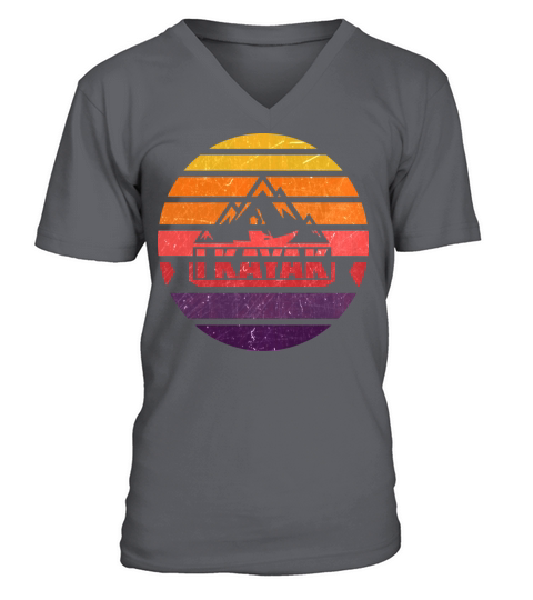 Kayak Kayaking Paddle Canoe Canoeing Gift Idea V-Neck T-shirt