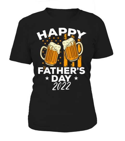Fathers Day American Flag Happy Fathers Day 2022 Women's T-Shirt