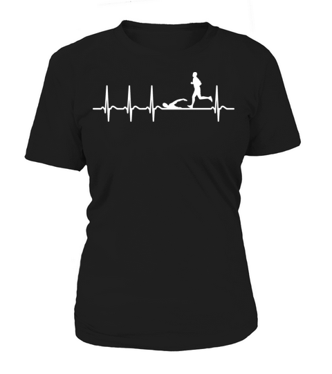 Heart Beating Aquathlete Aquathlon Sayings Gifts Women's T-Shirt
