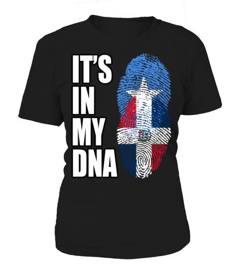 Somali And Dominican Vintage Heritage DNA Flag Women's T-Shirt