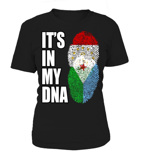 Tajikistani And Djiboutian Vintage Heritage DNA Fl Women's T-Shirt