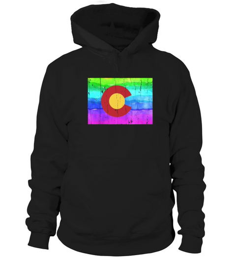 America State Of Colorado Gay Pride LGBT Pride Hoodie Unisex