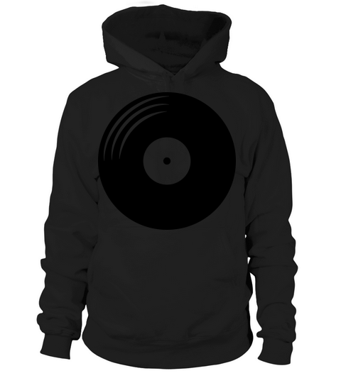 Record vinyl round Hoodie Unisex