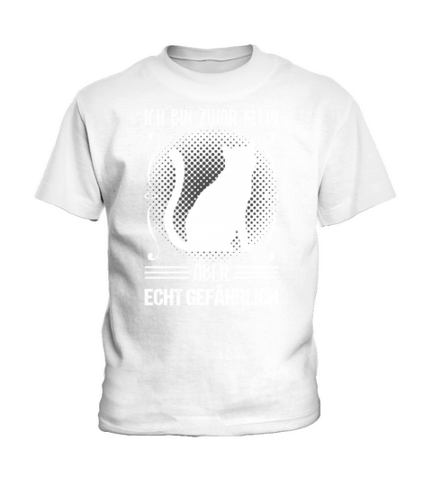 Cat Small But Dangerous Funny Quote Gift Kids T-Shirt
