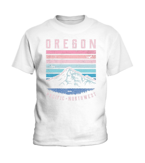 Oregon Retro Portland Northwest Vintage Kids T-Shirt