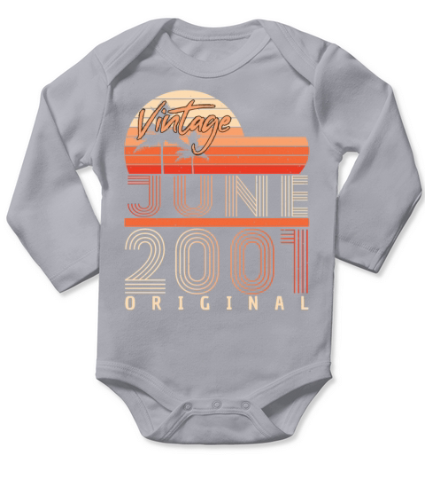 Best Birth Month June 2001 Long Sleeve Baby One-Piece