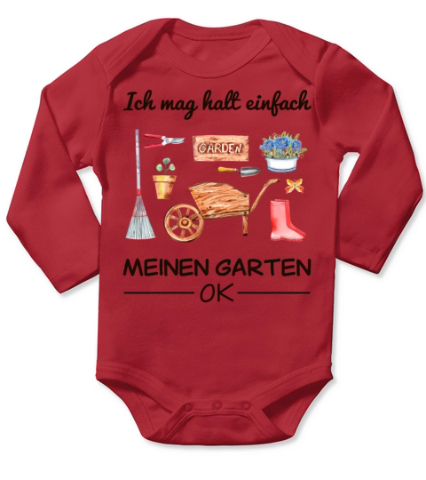 Garden Gardener Hobby Gardener Saying Gift Long Sleeve Baby One-Piece