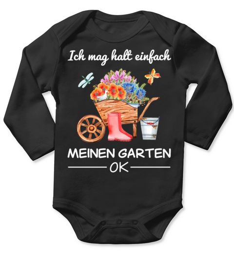 Garden Gardener Hobby Gardener Saying Gift Long Sleeve Baby One-Piece