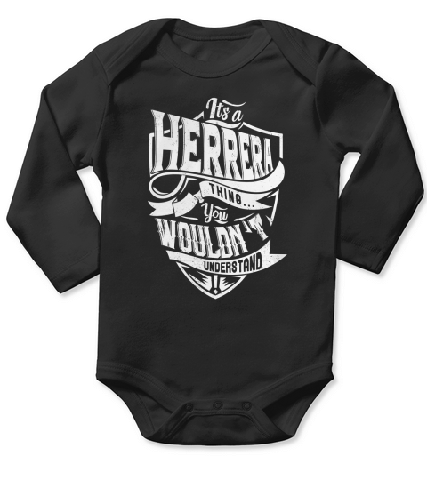 HERRERA Thing You Wouldnt Understand Long Sleeve Baby One-Piece
