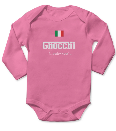 Italian Gnocchi Brooklyn Long Sleeve Baby One-Piece