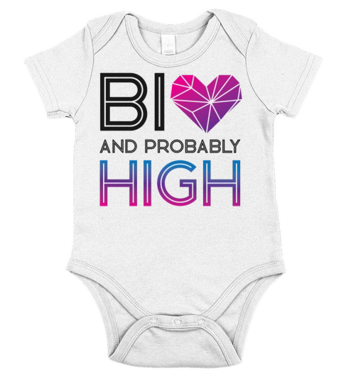 Bisexual Bi Pride Flag Bi And Short Sleeve Baby One-Piece