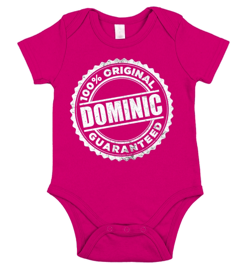 DOMINIC 100 Percent  Original Guaranteed Short Sleeve Baby One-Piece
