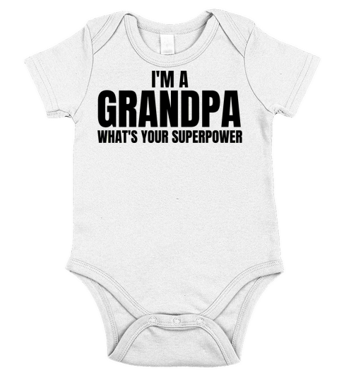 Funny Quote for Grandpa for Birthday and Christmas Short Sleeve Baby One-Piece