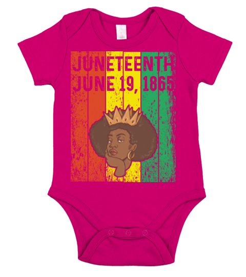 Juneteenth June 19th 1865 Ancestors Short Sleeve Baby One-Piece