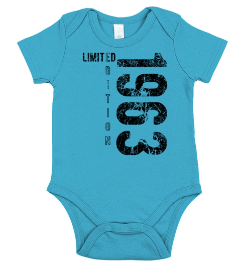 Limited Edition 1963 birthday year 1963 gift Short Sleeve Baby One-Piece