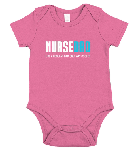 Mens Nurse Dad Shirt Short Sleeve Baby One-Piece