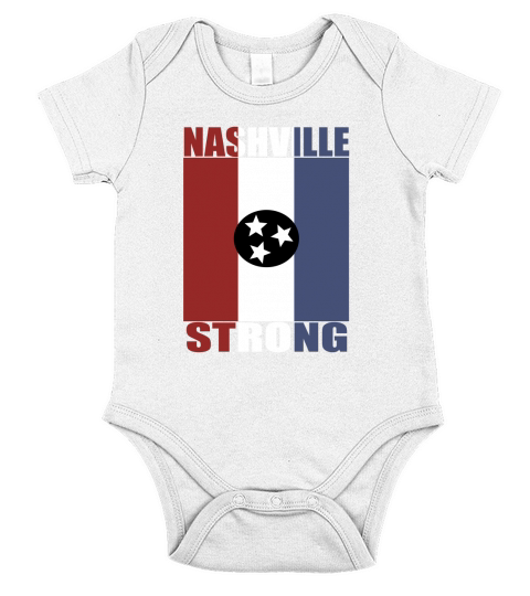 Nashville Strong Toroado Relief T-Shirt Short Sleeve Baby One-Piece