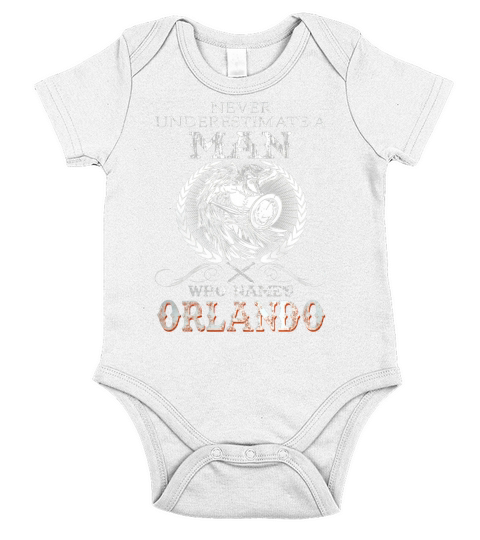 ORLANDO NAME, ORLANDO BIRTHDAY, ORLANDO HOODIE, ORLANDO TSHIRT FOR YOU Short Sleeve Baby One-Piece