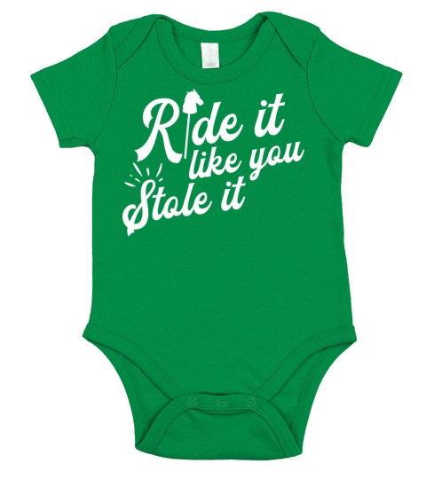 Ride It Like You Stole it Hobby Horsing Short Sleeve Baby One-Piece