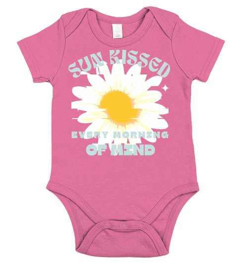 Sun kissed every morning in mind Short Sleeve Baby One-Piece