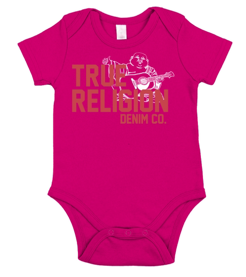 True Religion denom co Short Sleeve Baby One-Piece