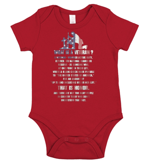 veteran infantry Short Sleeve Baby One-Piece
