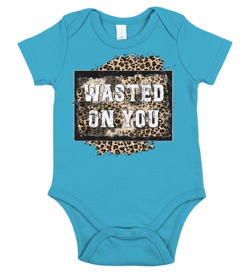 Wasted on You Short Sleeve Baby One-Piece