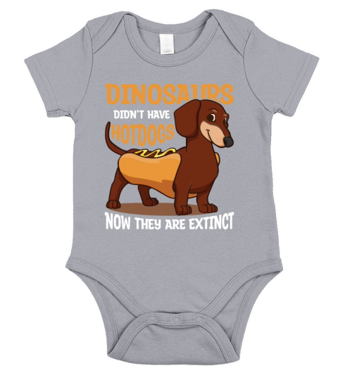 Wiener Hot Dog Quote for a Hotdog Lover Short Sleeve Baby One-Piece