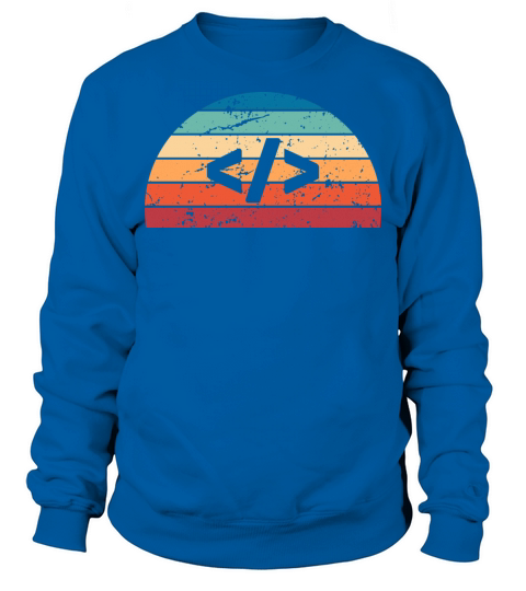 Retro Development Sunset Vintage software Sunrise Sweatshirt Unisex