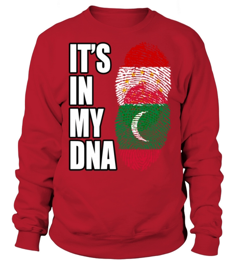 Tajikistani And Maldivian Vintage Heritage DNA Fla Sweatshirt Unisex