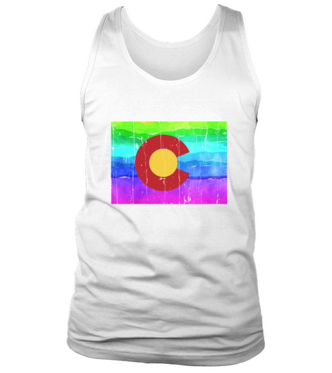 America State Of Colorado Gay Pride LGBT Pride Tank Top Unisex